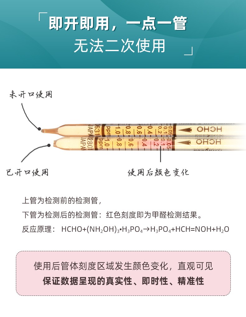 北川式氣體檢測(cè)管反應(yīng)原理